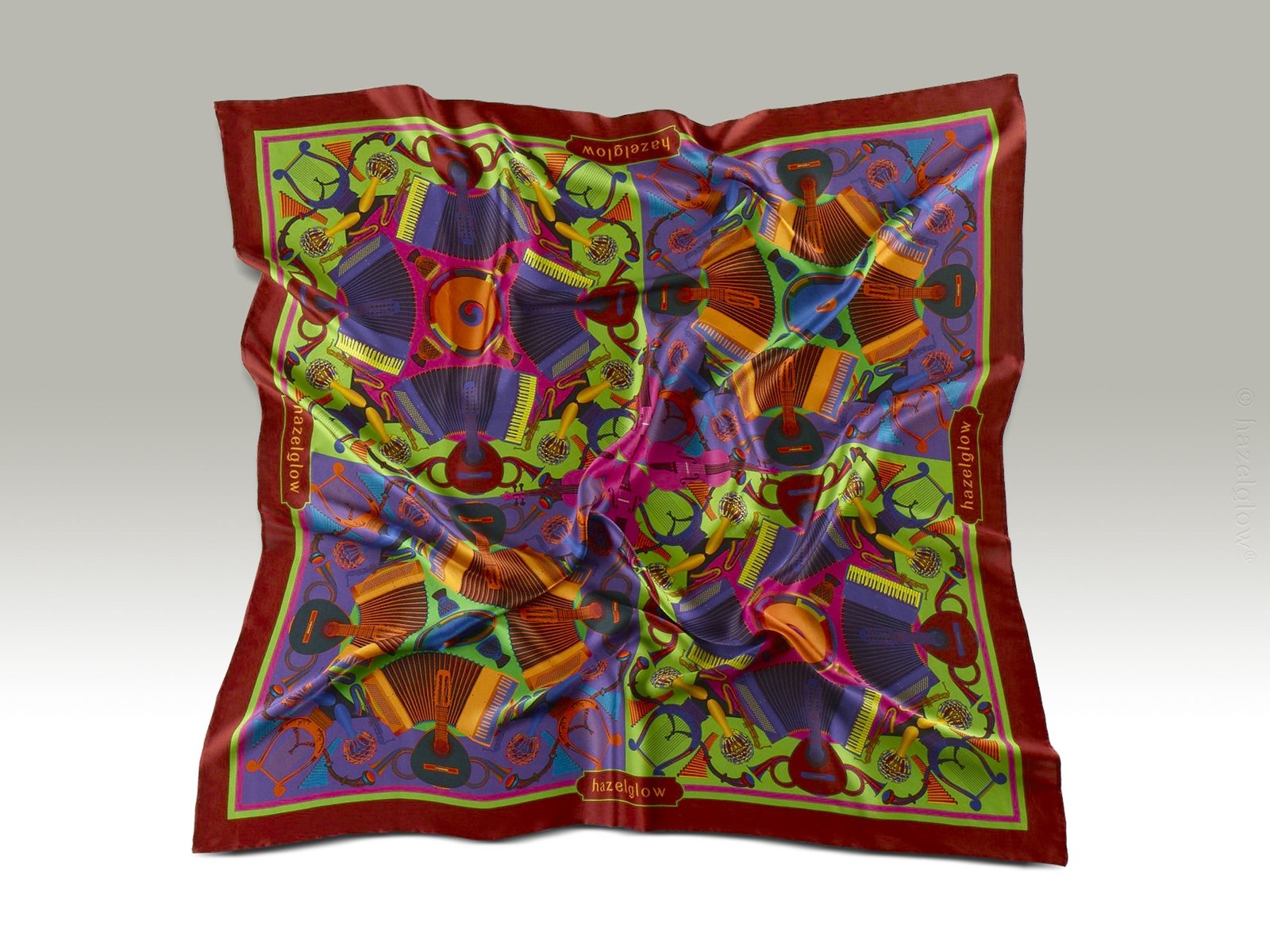 Fashion, Silk Scarf 7,