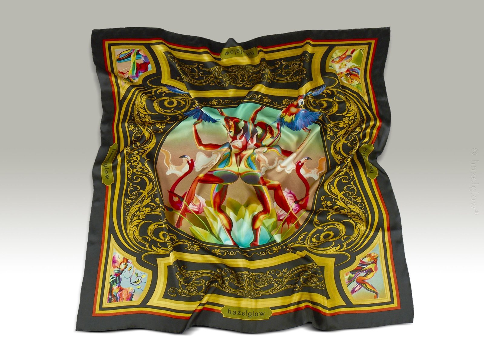 Fashion, Silk Scarf 12,