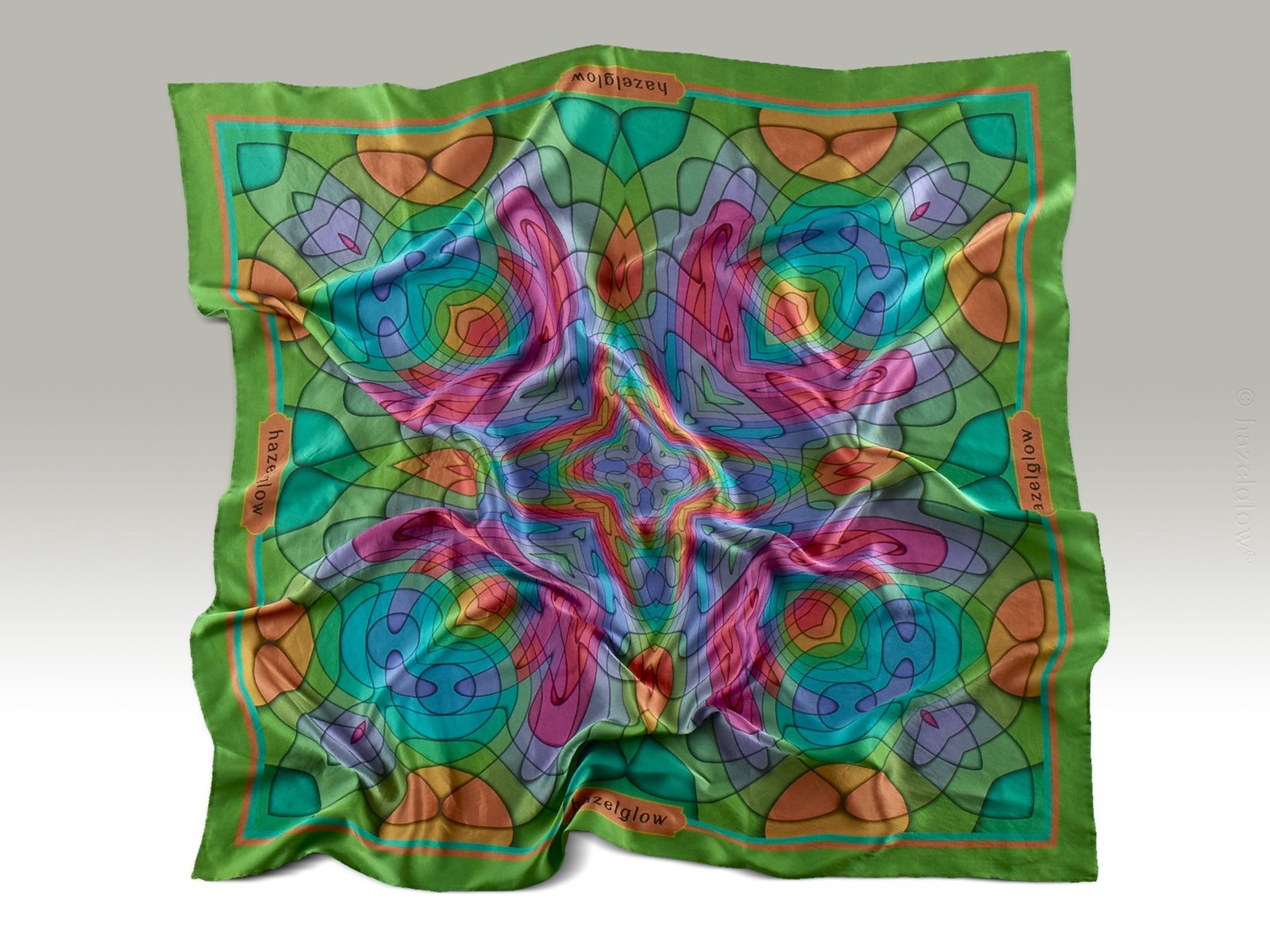 Fashion, Silk Scarf 21,